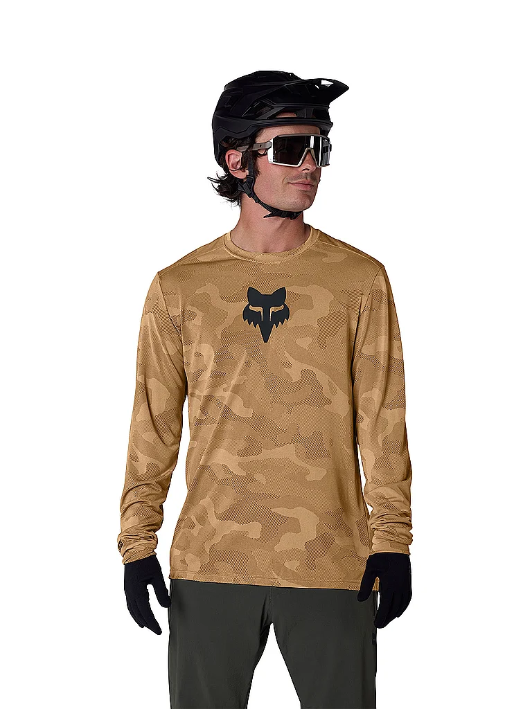FOX Herren Radshirt Langarm-Jersey Ranger TruDri™ camel | L — Bild 3