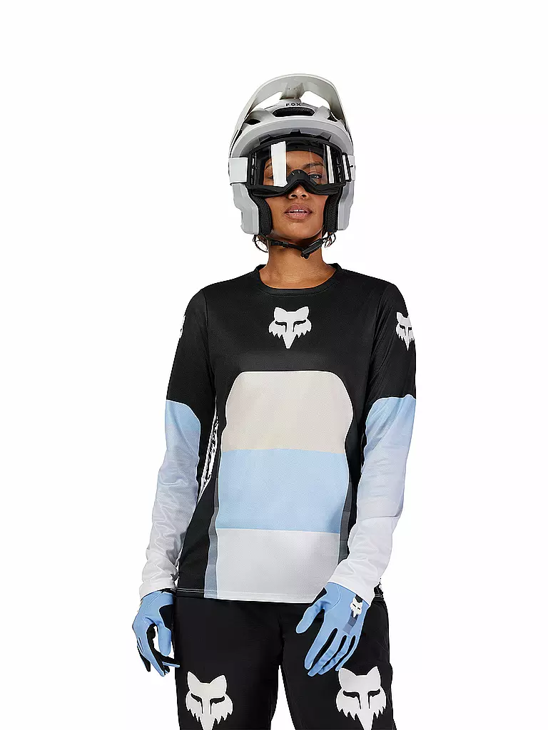 FOX | Damen Radtrikot Ranger Grid | schwarz