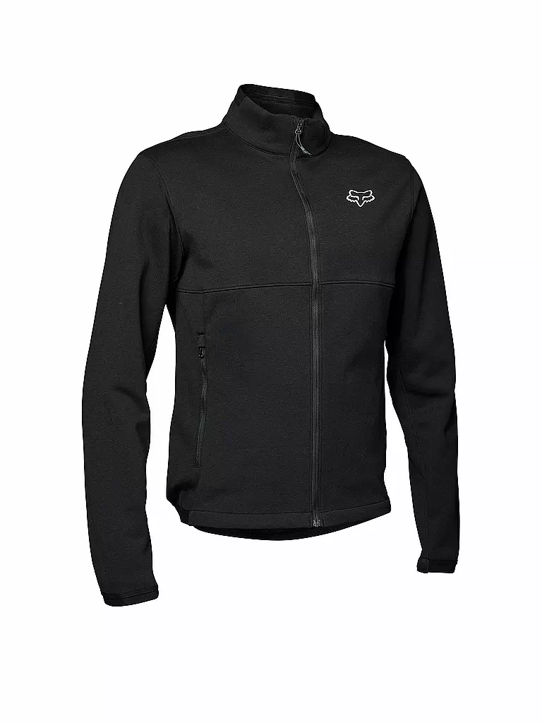 FOX | Herren Radjacke Ranger Fire Fleece Crew | schwarz