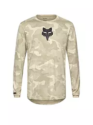 FOX | Herren Radshirt  Langarm-Jersey Ranger TruDri™ | beige