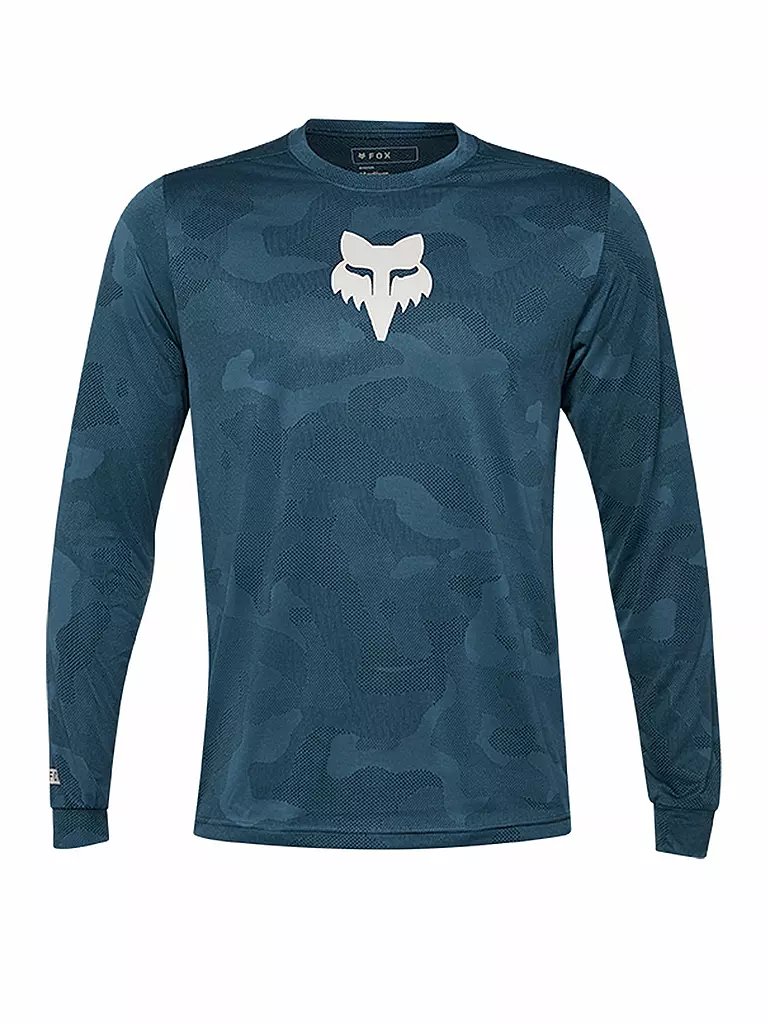 FOX | Herren Radshirt  Langarm-Jersey Ranger TruDri™ | dunkelblau