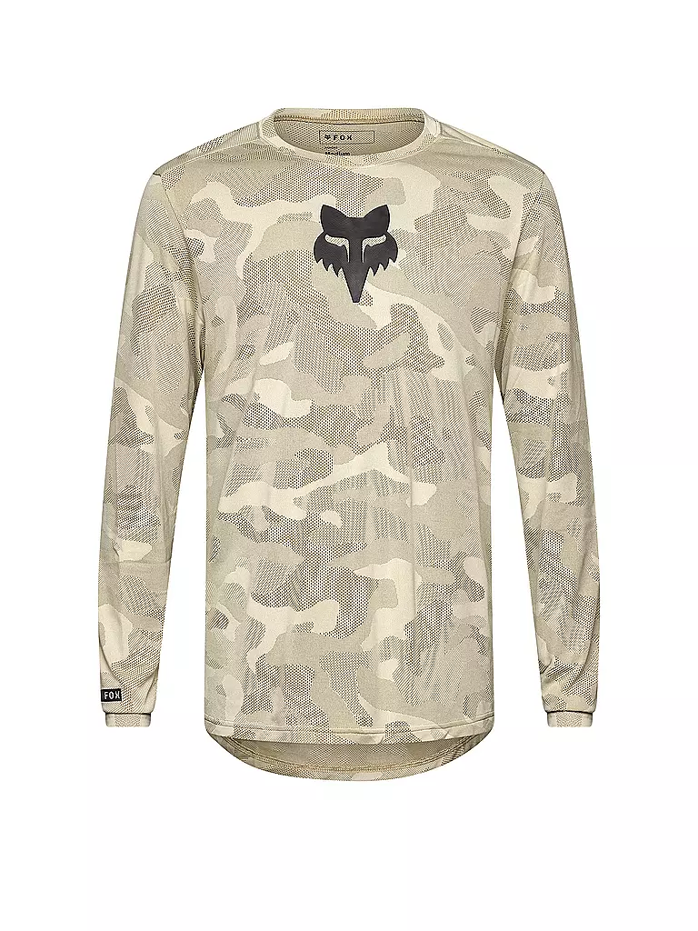 FOX | Herren Radshirt  Langarm-Jersey Ranger TruDri™ | beige