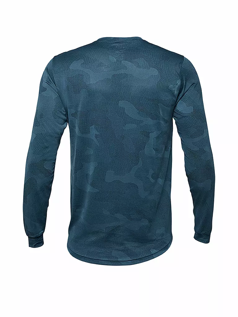 FOX | Herren Radshirt  Langarm-Jersey Ranger TruDri™ | dunkelblau