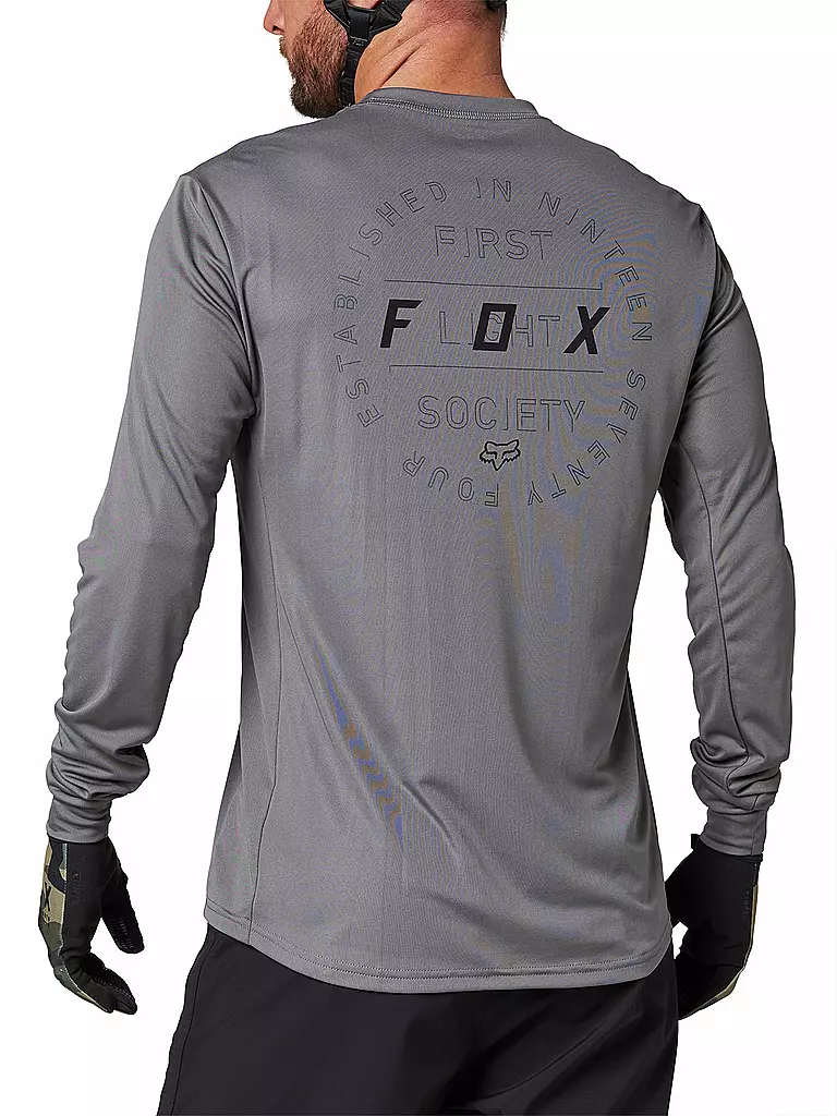 FOX | Herren Radshirt Ranger Font Jersey | grau