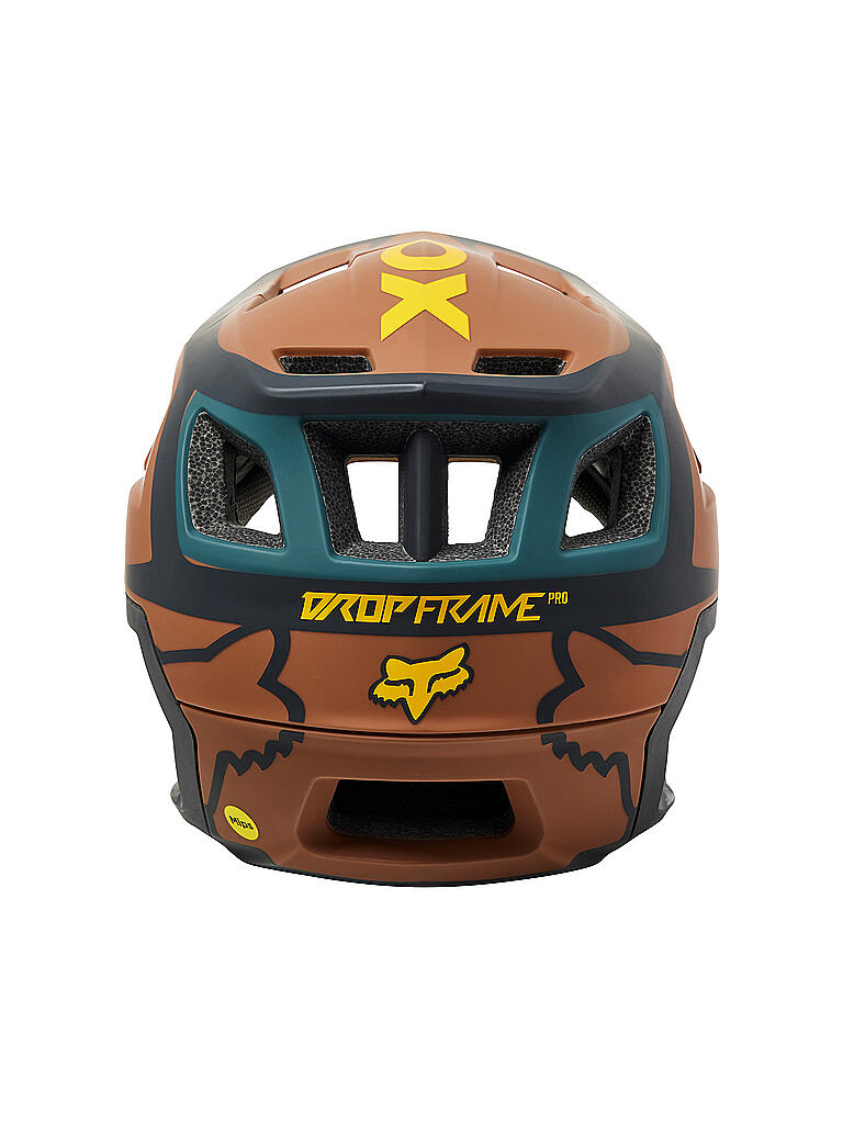 FOX | MTB-Jethelm Dropframe Pro Dvide | braun