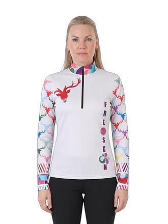 FREISEIN | Damen Unterzieh Zipshirt HappyDeers