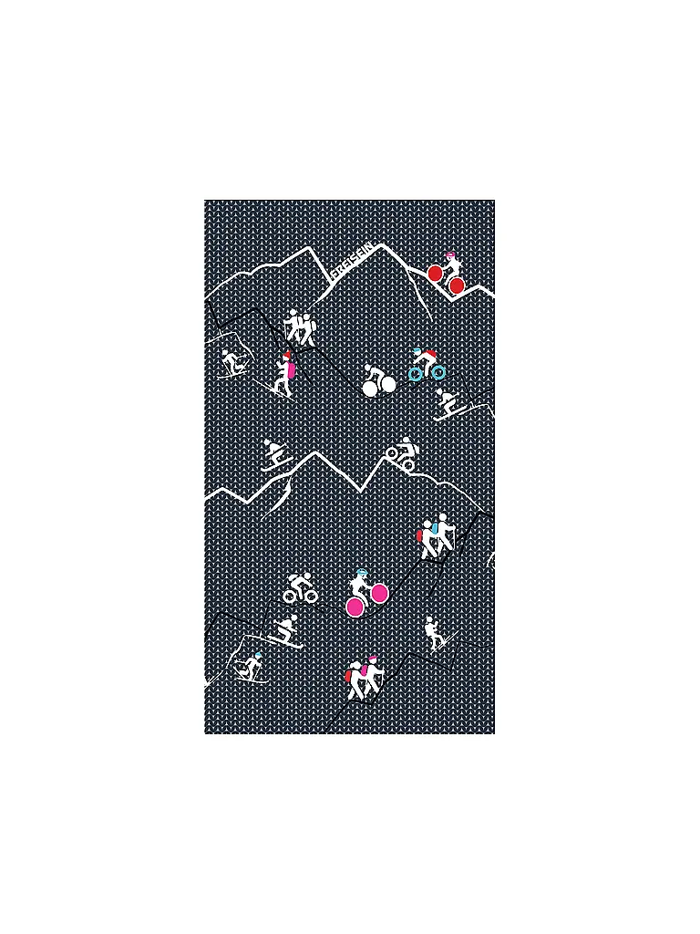 FREISEIN | Damen Multifunktionstuch SportyGirl | blau