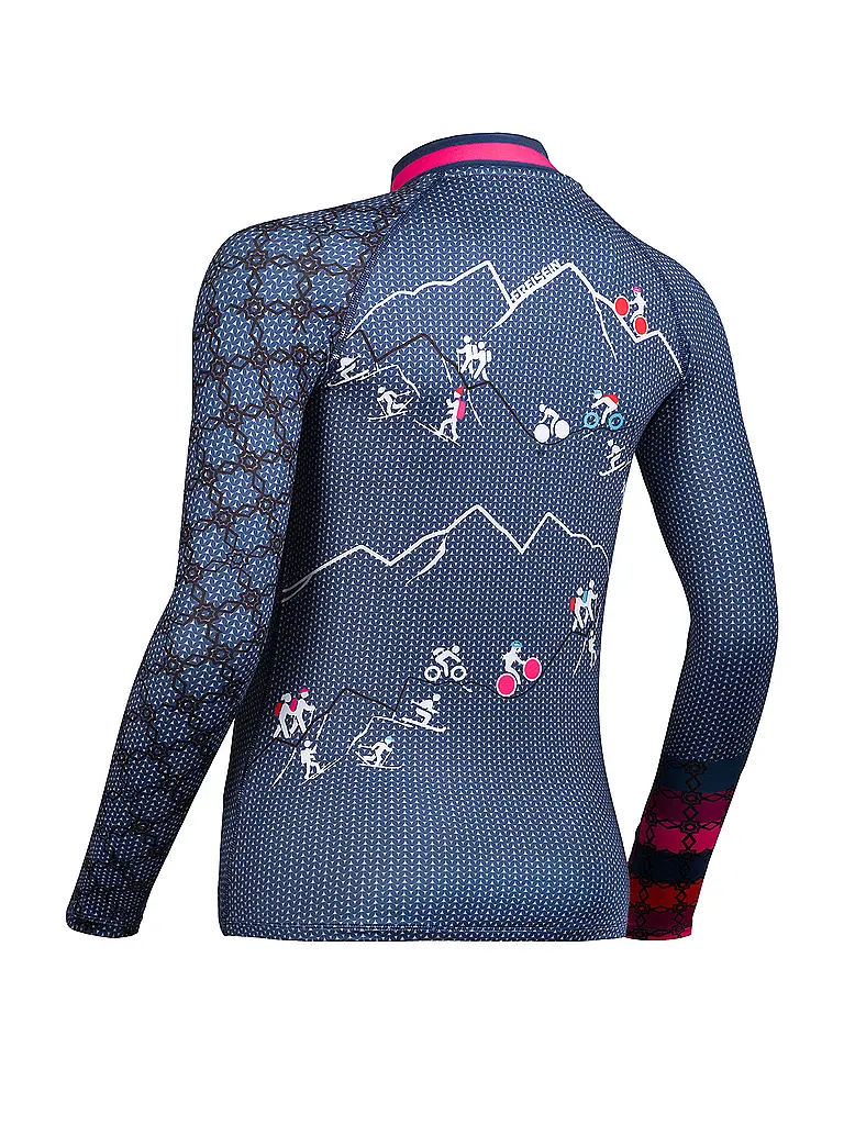 FREISEIN | Damen Unterziehshirt MountainMadl | blau