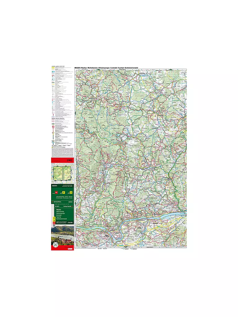 FREYTAG & BERNDT | Wander-, Rad- und Freizeitkarte WK 0071 Wachau, 1:50.000 | 