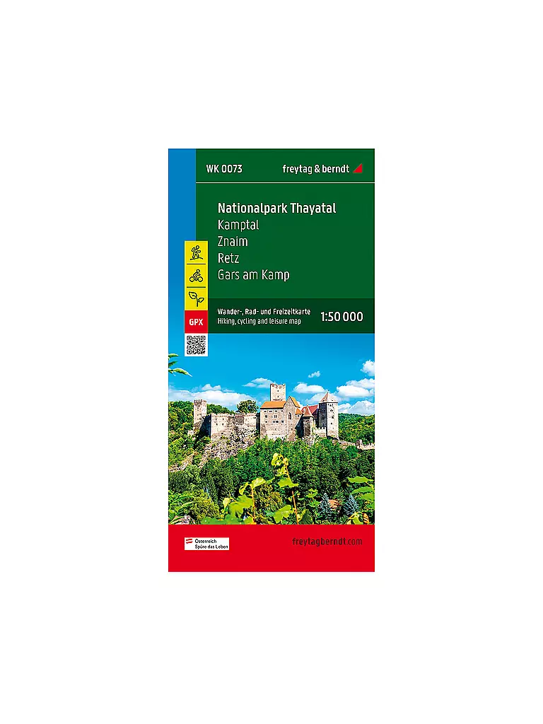 FREYTAG & BERNDT | Wanderkarte Nationalpark Thayatal Maßstab 1:50.000 | keine Farbe