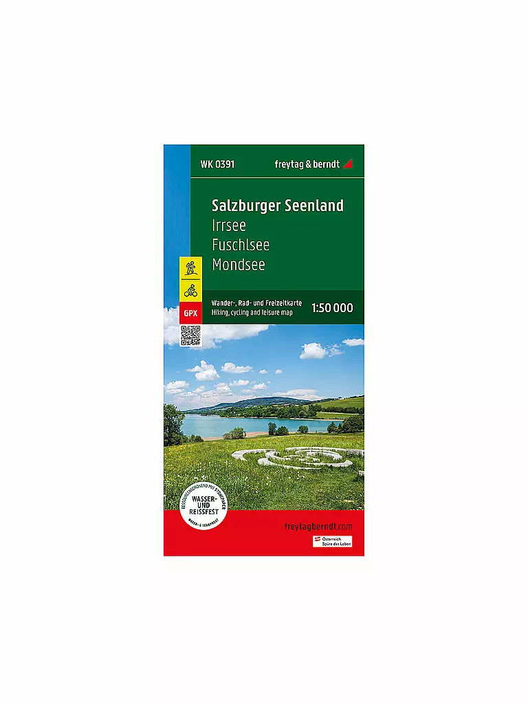 FREYTAG & BERNDT | Wanderkarte Salzburger Seenland Maßstab 1:50.000 | keine Farbe