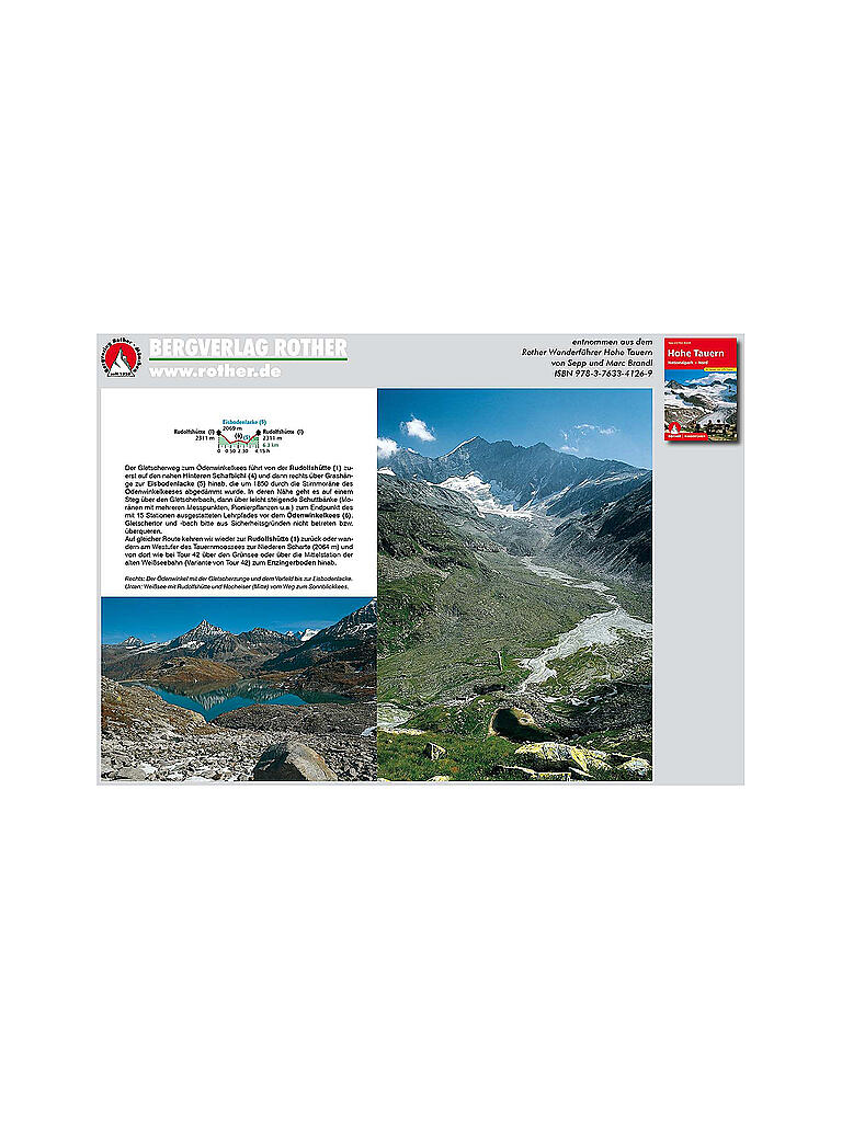 FREYTAG & BERNDT | Rother Wanderführer Hohe Tauern (Nationalpark - Nord) | keine Farbe