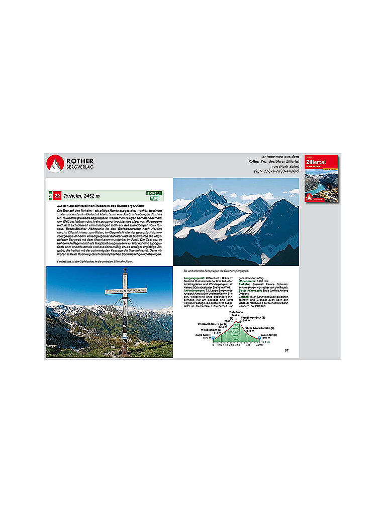 FREYTAG & BERNDT | Rother Wanderführer Zillertal | keine Farbe