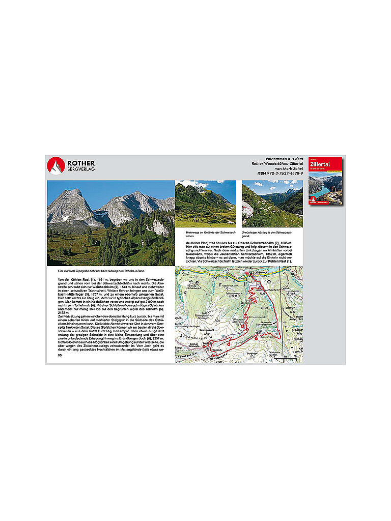FREYTAG & BERNDT | Rother Wanderführer Zillertal | keine Farbe