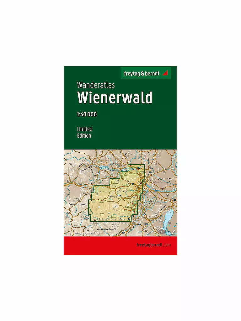 FREYTAG & BERNDT | Wanderkarte Wienerwald Maßstab 1:40.000 | keine Farbe