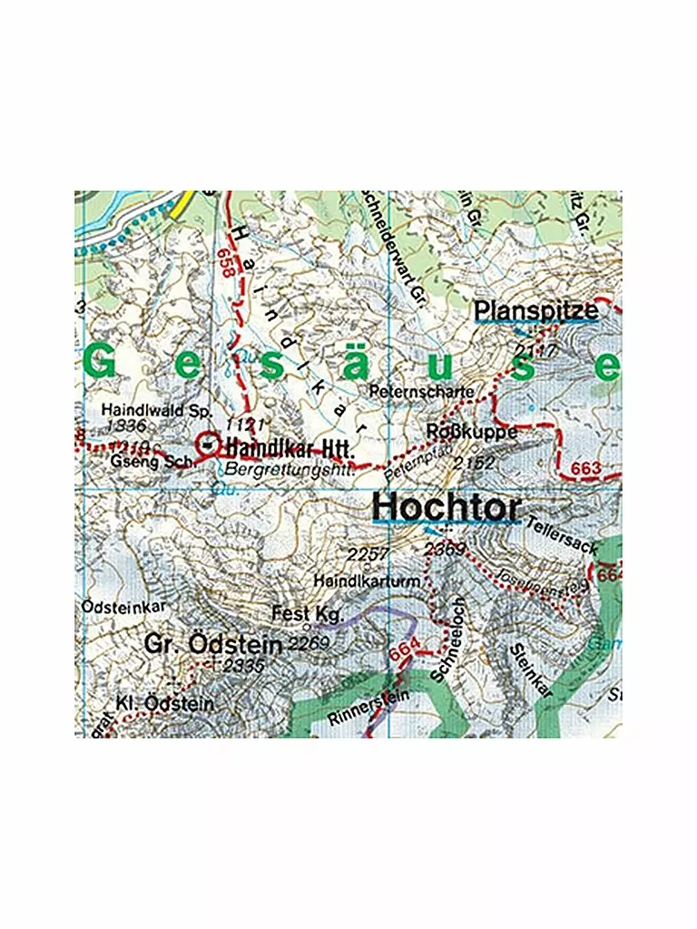 FREYTAG & BERNDT | Wanderkarte WK 062 Gesäuse - Ennstaler Alpen - Schoberpass, 1:50.000 | keine Farbe
