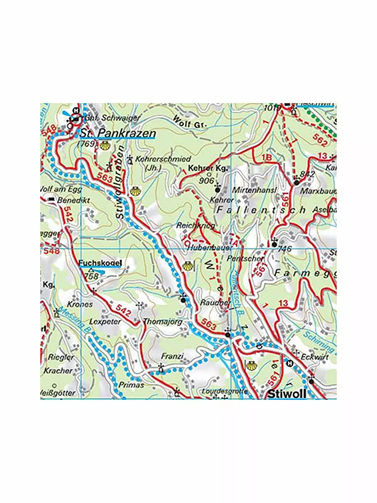 FREYTAG & BERNDT | Wanderkarte WK 132 Gleinalpe - Lipizzanerheimat -Leoben - Voitsberg, 1:50.000 | keine Farbe