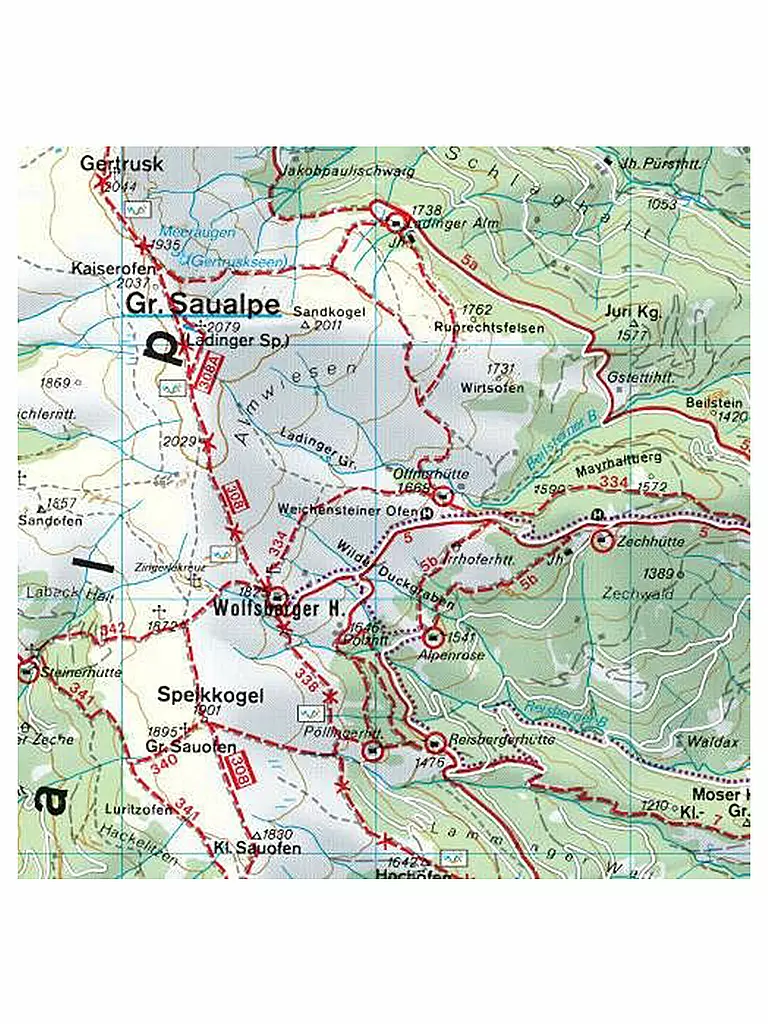 FREYTAG & BERNDT | Wanderkarte WK 237 Saualpe-Region Lavanttal-Koralpe-Region Schilcherland, 1:50.000 | keine Farbe