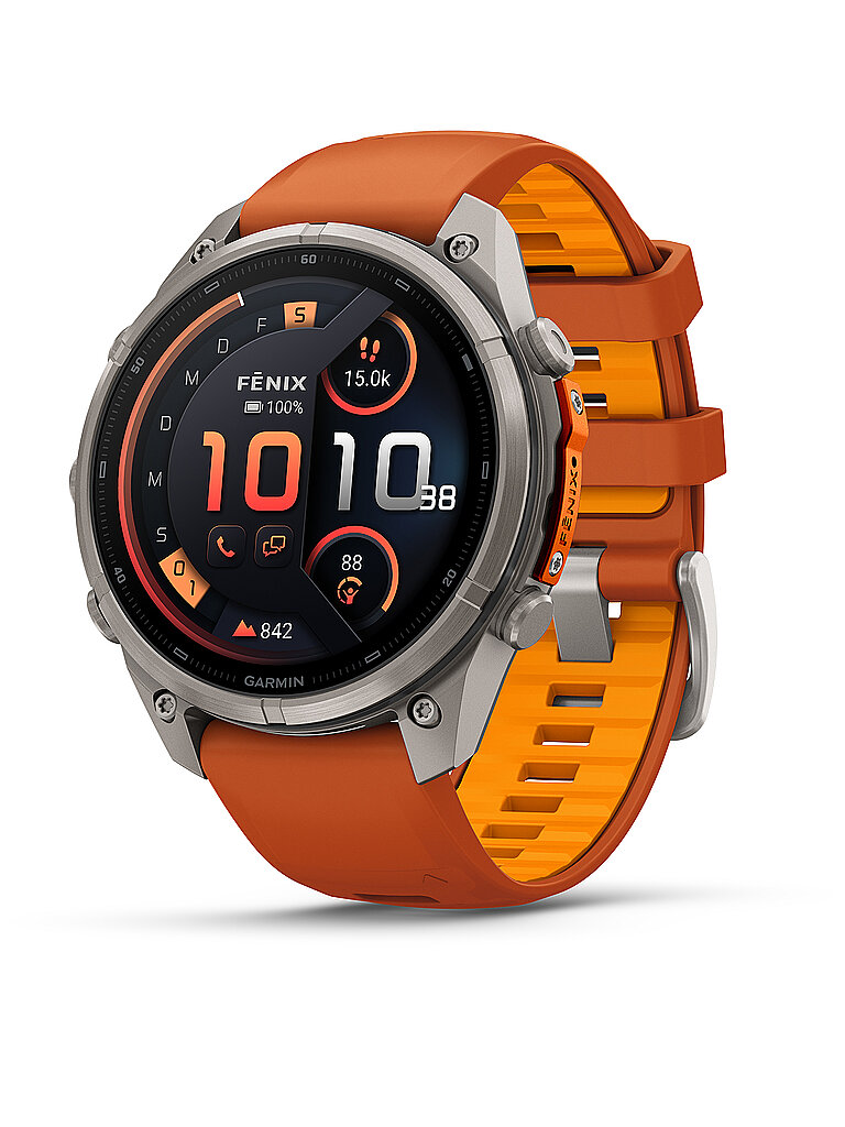 GARMIN GPS-Multisport-Smartwatch Fenix 9 Pro InReach Orange/Spark Orange 47mm orange
