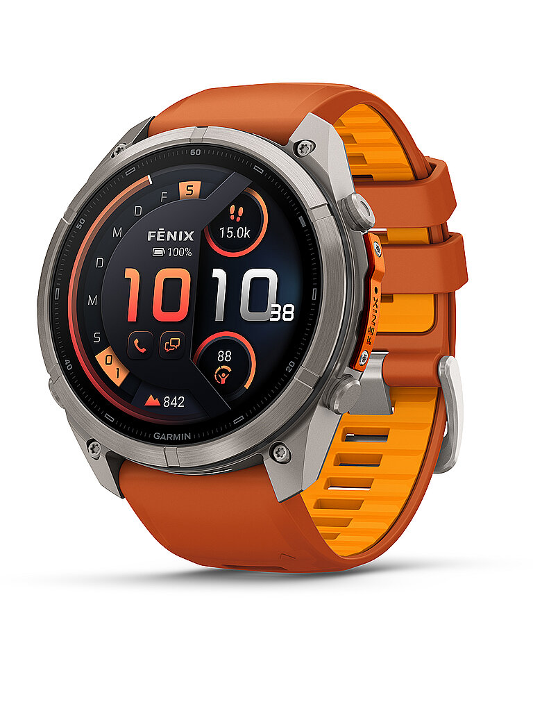 GARMIN GPS-Multisport-Smartwatch Fenix 9 Pro InReach Orange/Spark Orange 51mm orange