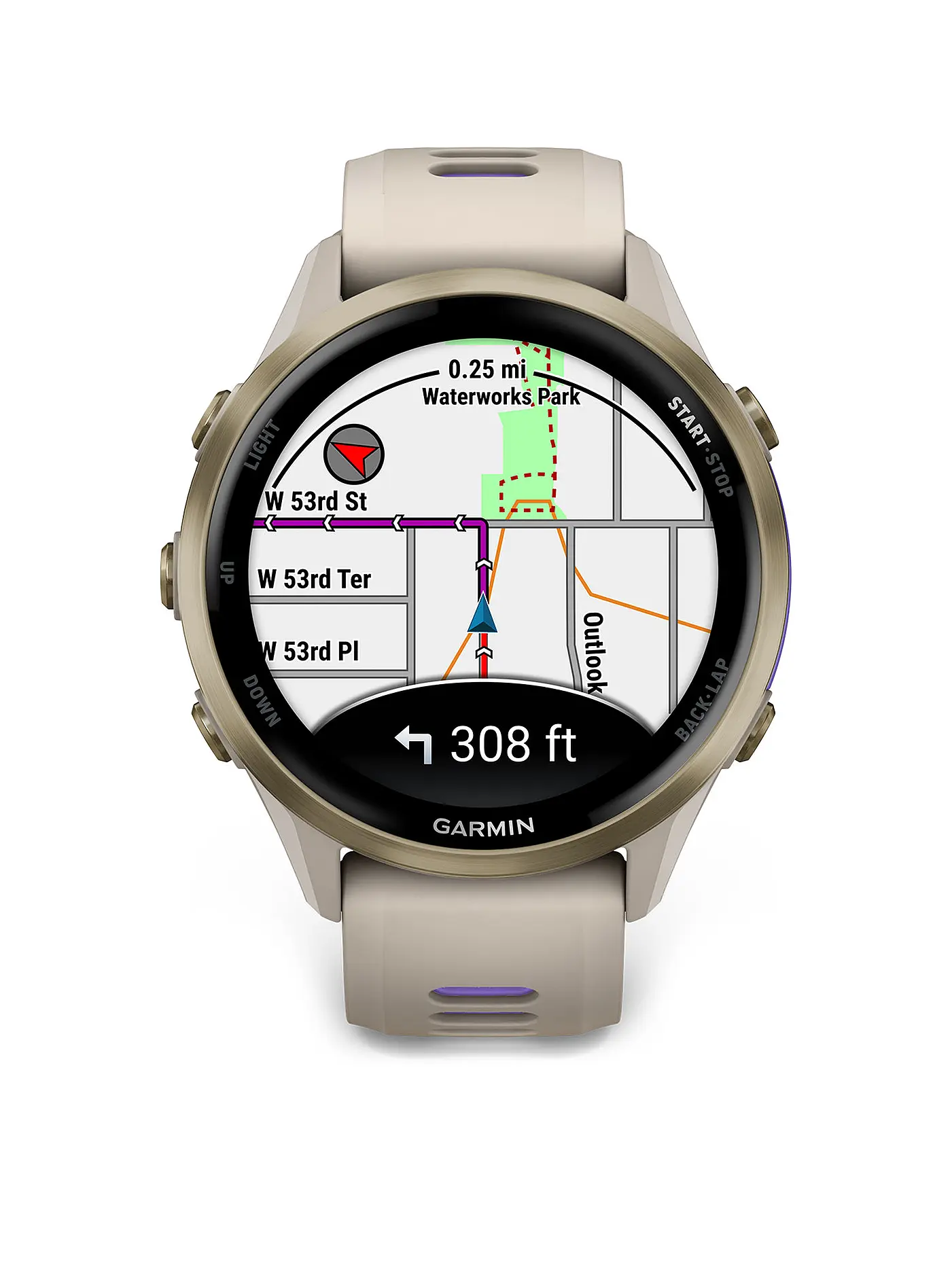 GARMIN | GPS-Laufuhr Forerunner® 970 | camel