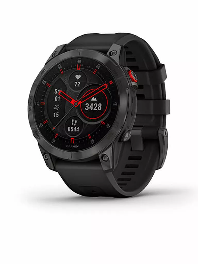 GARMIN | GPS-Multisport-Smartwatch Epix 2 Sapphire | schwarz