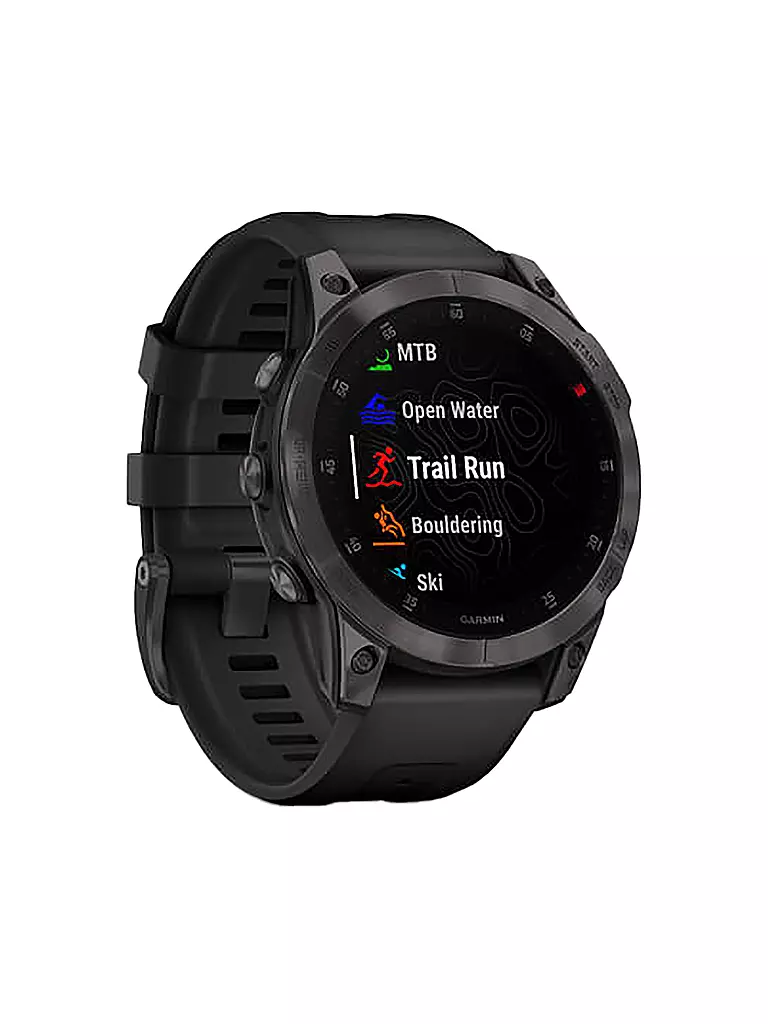 GARMIN | GPS-Multisport-Smartwatch Epix 2 Sapphire | schwarz