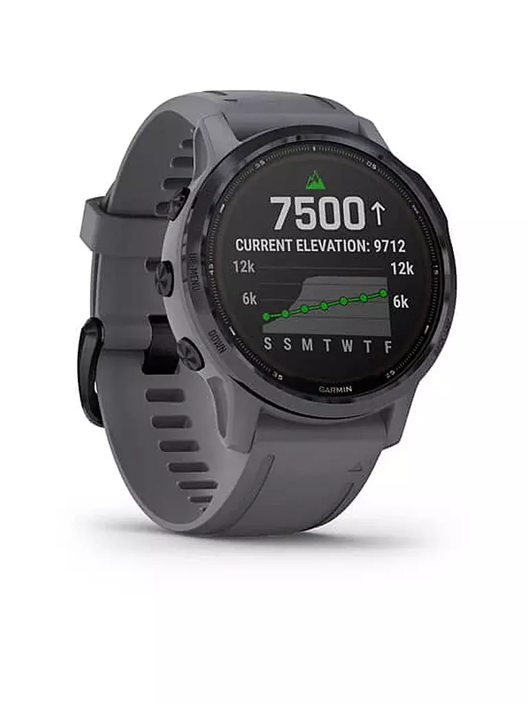GARMIN | GPS-Multisport-Smartwatch Fenix® 6S – Pro Solar | grau