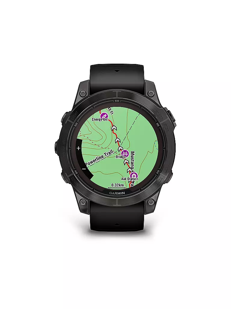 GARMIN | GPS-Multisport-Smartwatch Fenix 7 Pro Sapphire Solar | schwarz