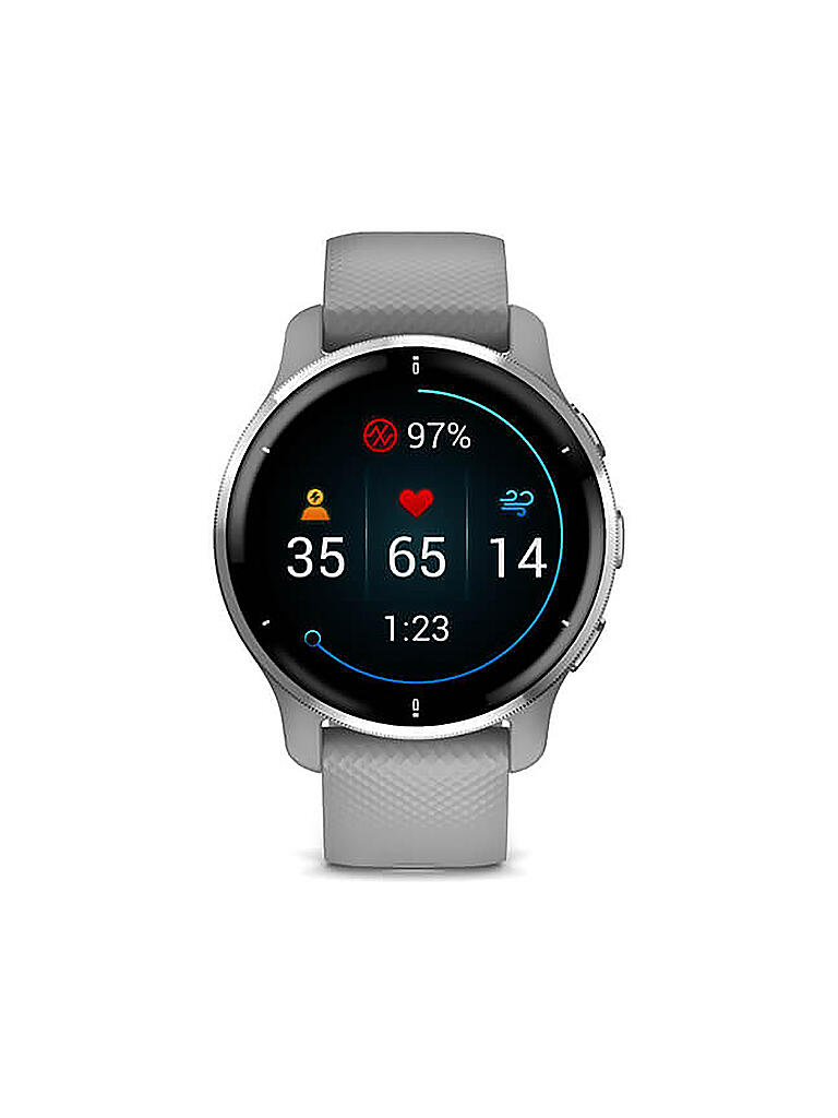 GARMIN | GPS-Smartwatch Venu 2 Plus | grau
