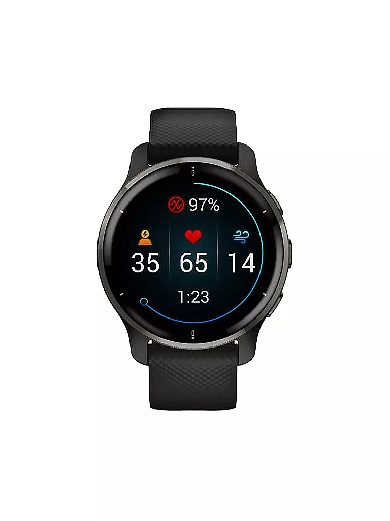 GARMIN | GPS-Smartwatch Venu 2 Plus | schwarz