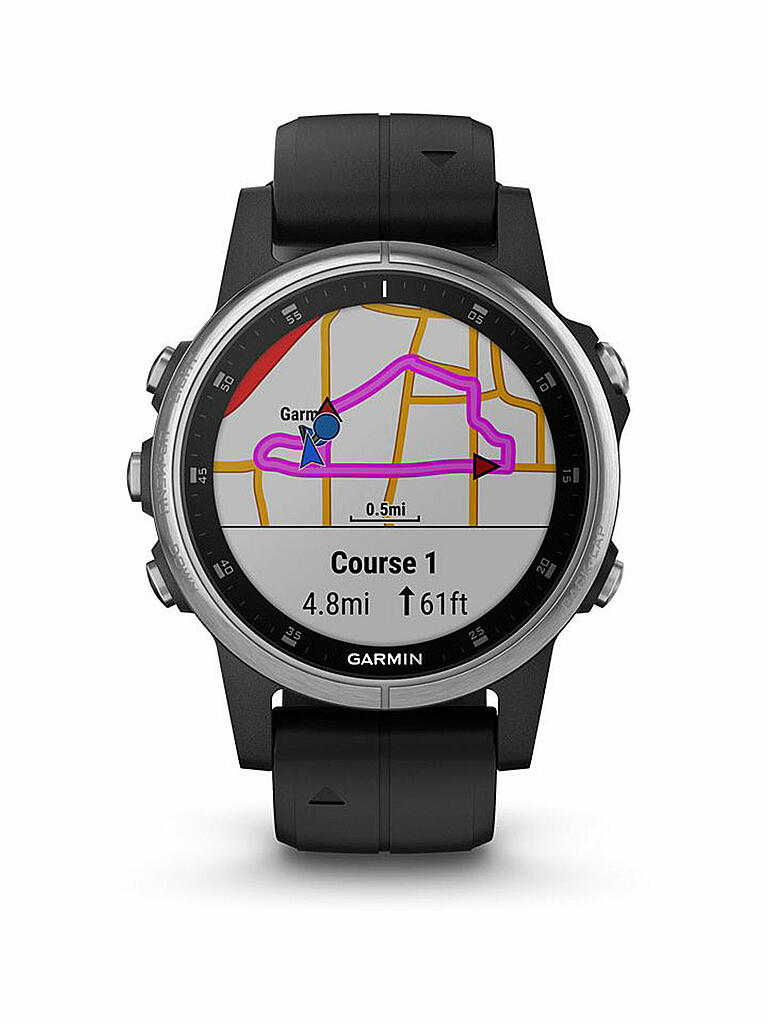 GARMIN | GPS-Sportuhr Fenix 5S Plus | schwarz