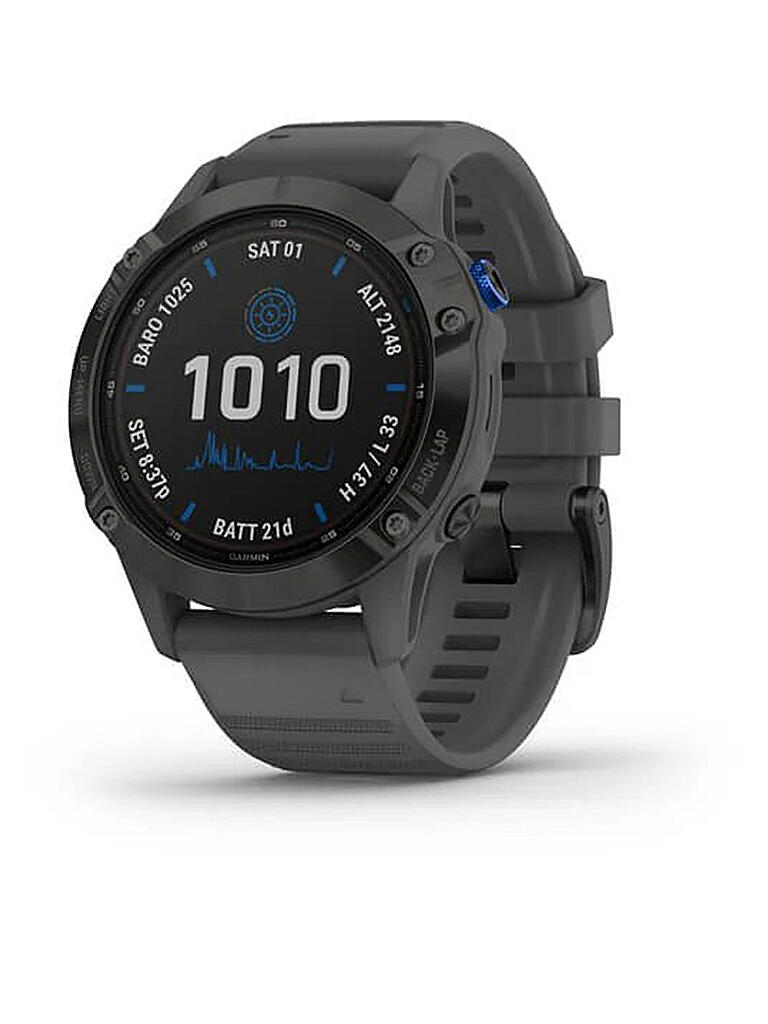 GARMIN | GPS-Sportuhr Fenix 6 – Pro Solar Edition | schwarz