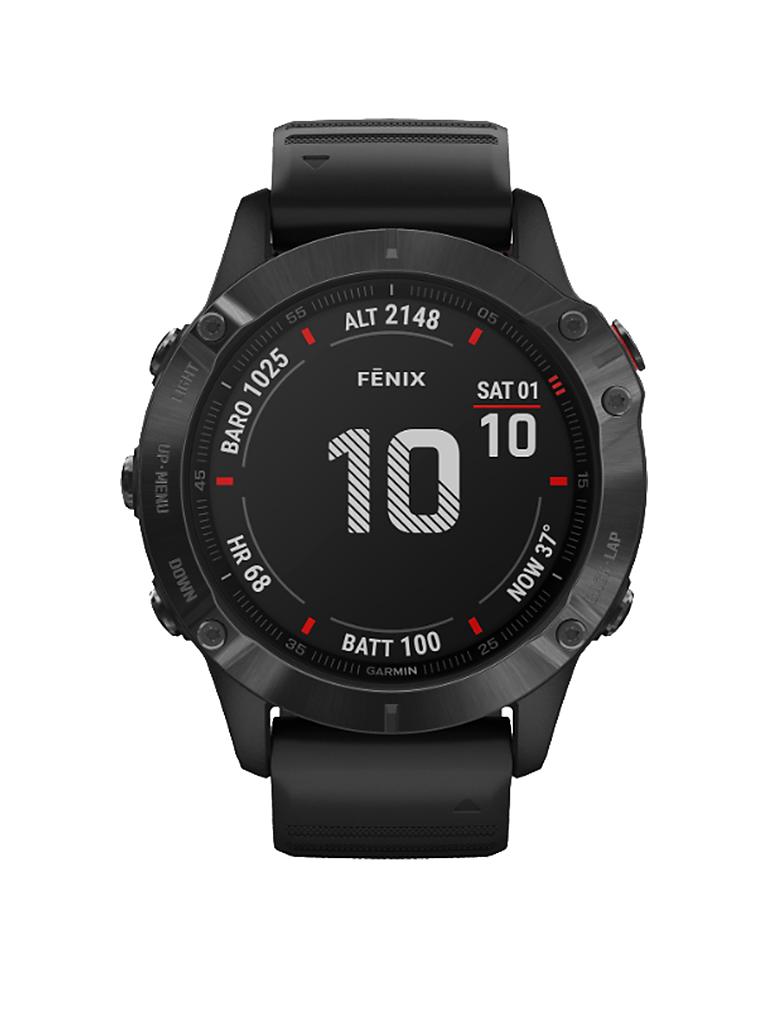 GARMIN | GPS-Sportuhr Fenix 6 Pro | schwarz