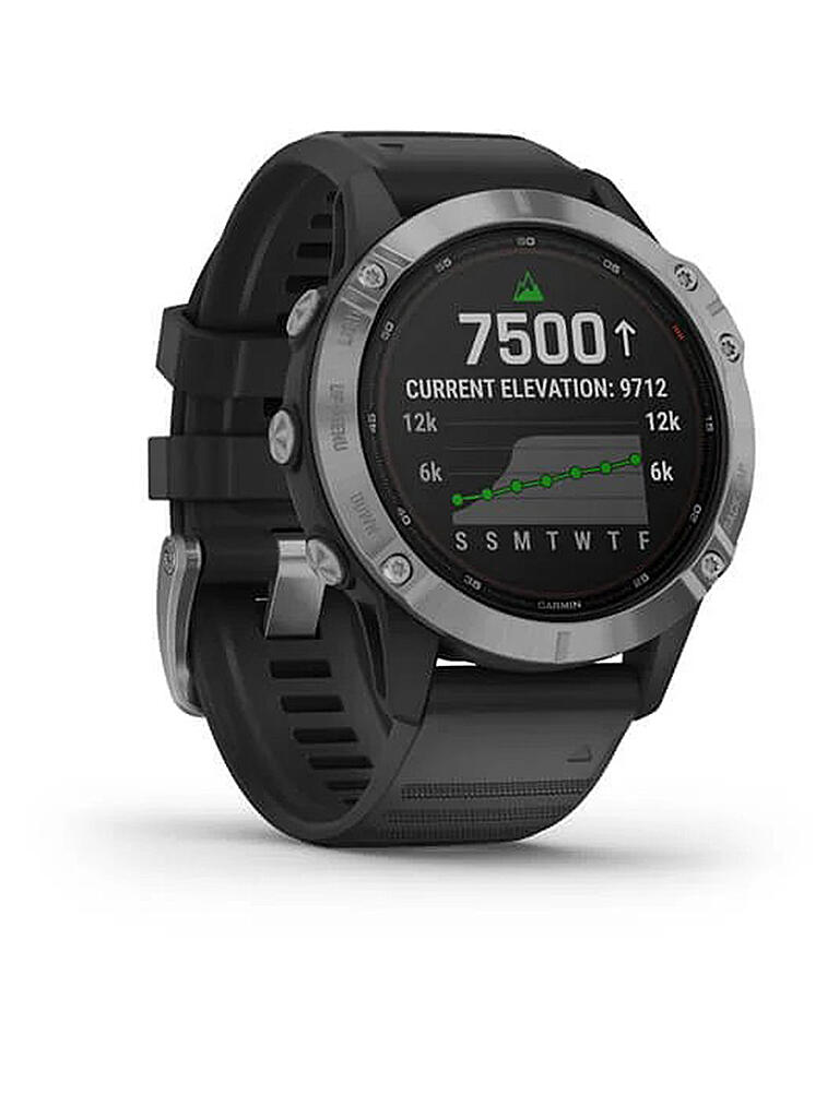 GARMIN | GPS-Sportuhr Fenix 6 Solar | schwarz