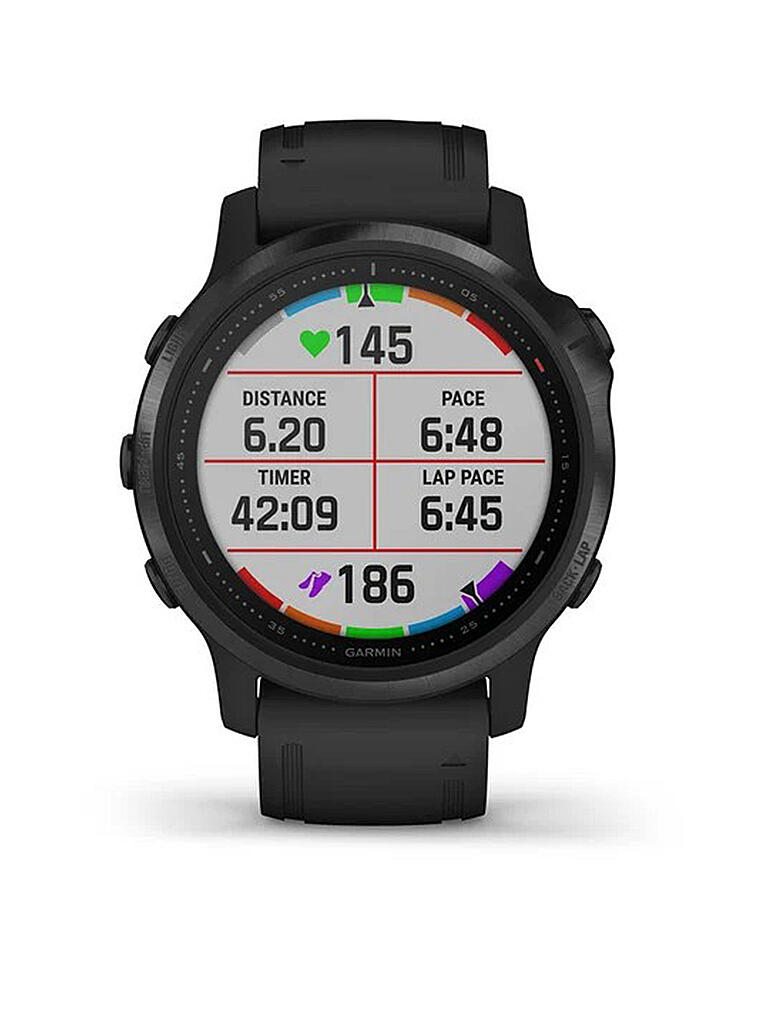 GARMIN | GPS-Sportuhr Fenix 6S Pro | schwarz