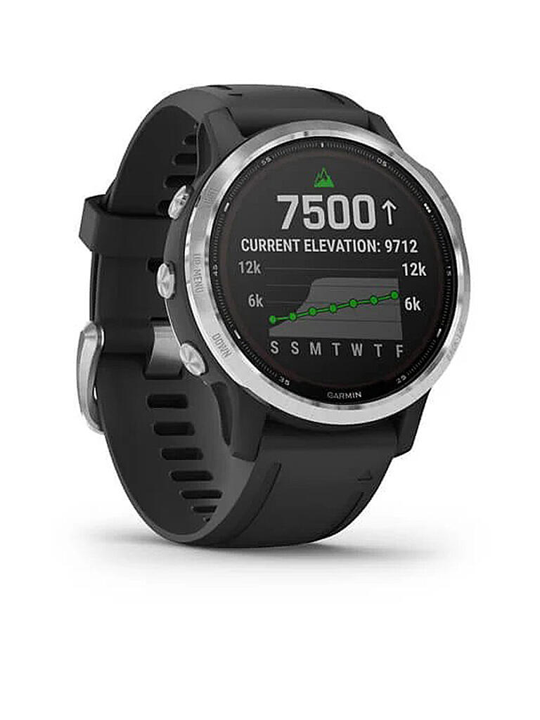 GARMIN | GPS-Sportuhr Fenix 6S Solar | schwarz