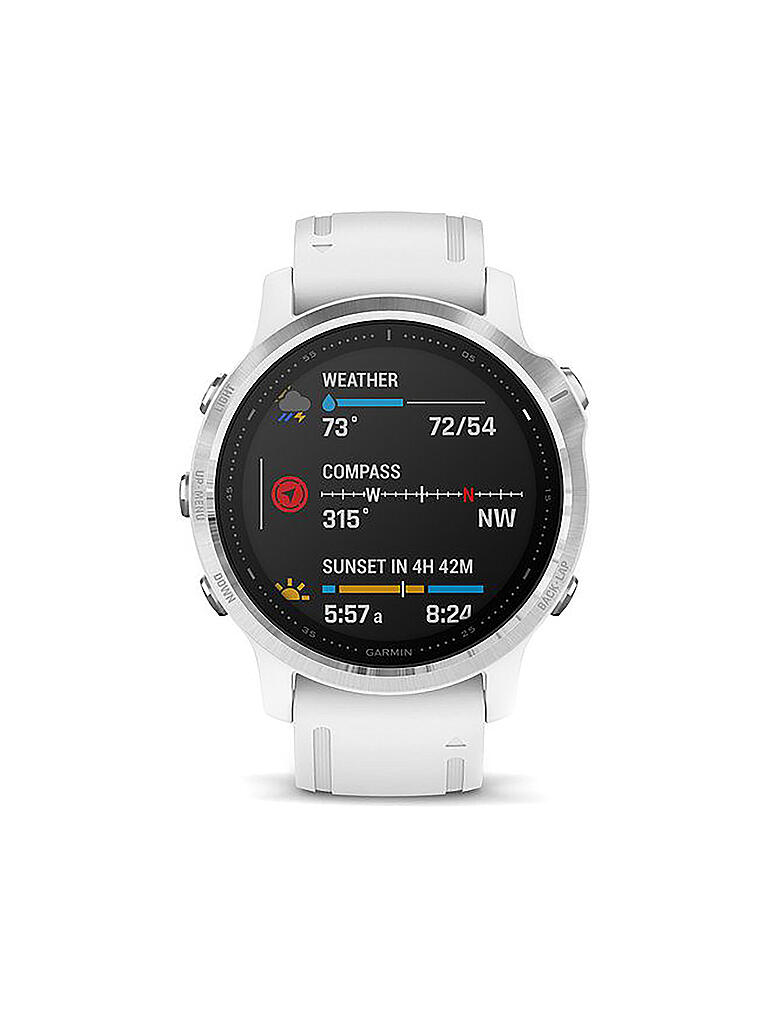 GARMIN | GPS-Sportuhr Fenix 6S | weiß