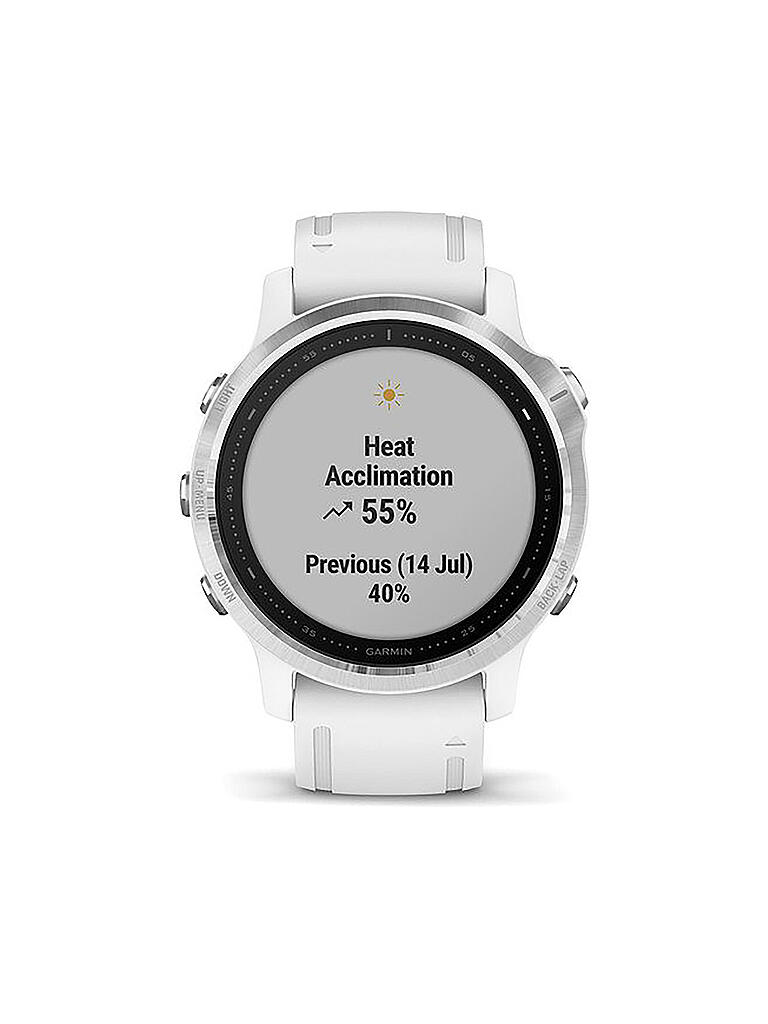 GARMIN | GPS-Sportuhr Fenix 6S | weiß