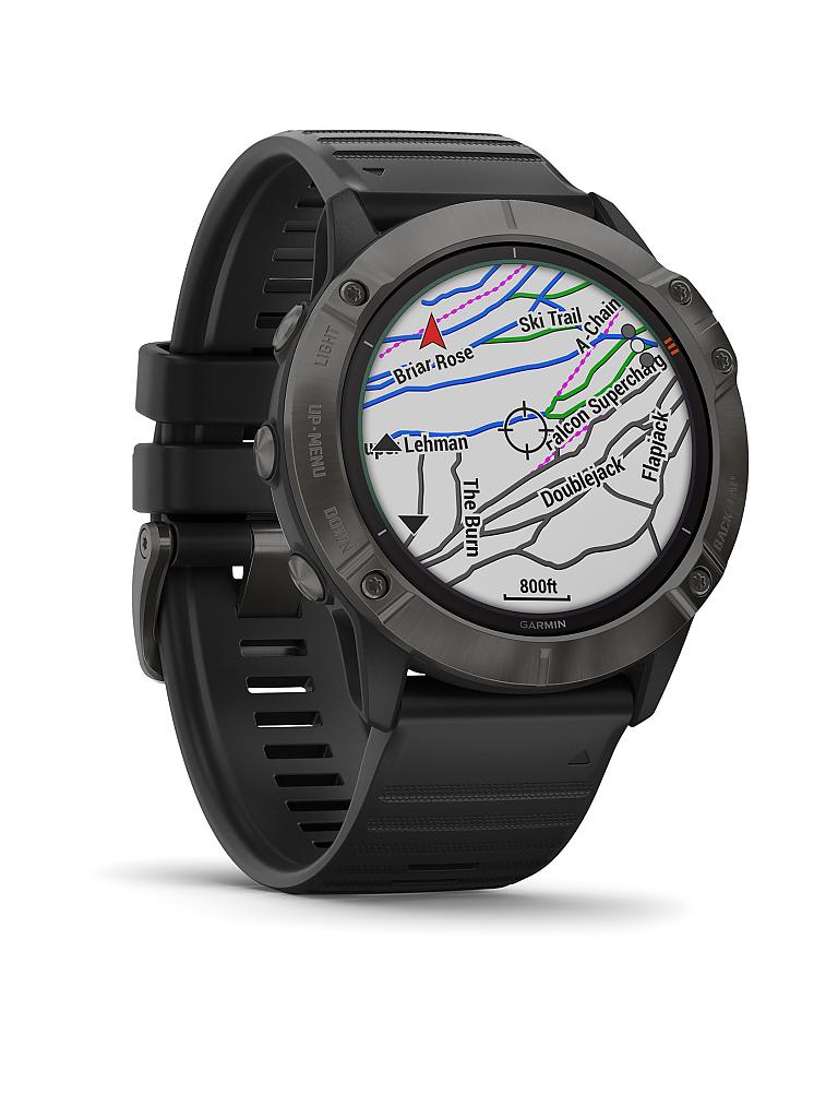 GARMIN | GPS-Sportuhr Fenix 6X Pro Solar | grau