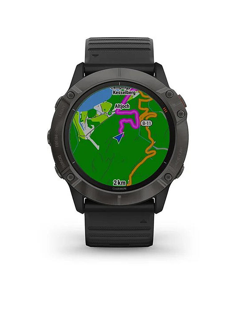 GARMIN | GPS-Sportuhr Fenix 6X Pro Solar | grau