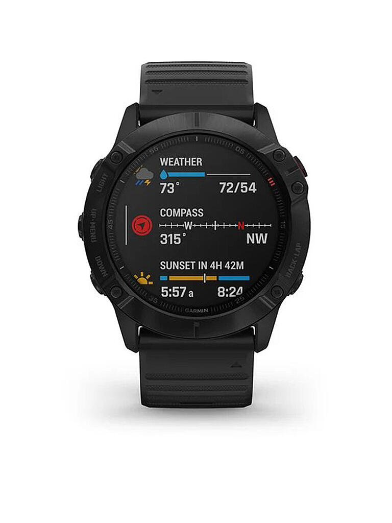 GARMIN | GPS-Sportuhr Fenix 6X Pro | grau