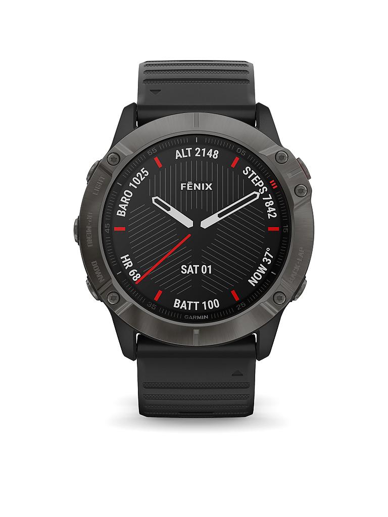 GARMIN | GPS-Sportuhr Fenix 6X Sapphire | schwarz