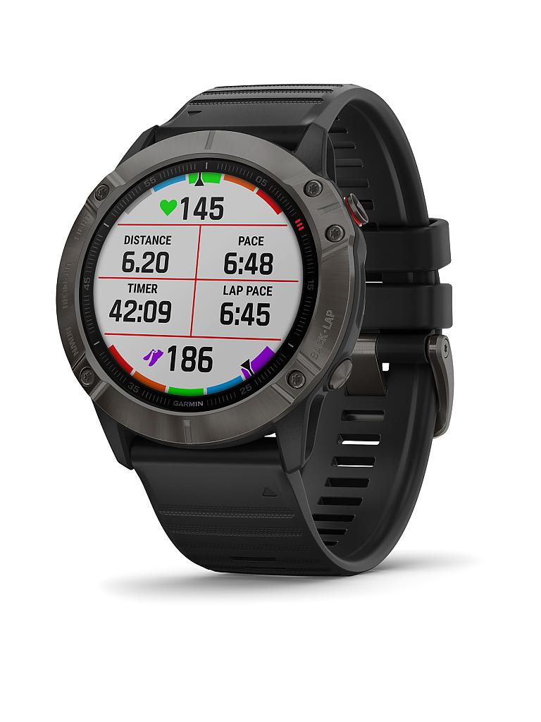 GARMIN | GPS-Sportuhr Fenix 6X Sapphire | schwarz