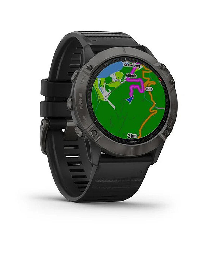 GARMIN | GPS-Sportuhr Fenix 6X Sapphire | schwarz