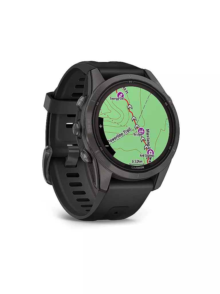 GARMIN | GPS-Sportuhr fenix 7S Pro Sapphire Solar | schwarz