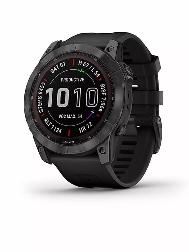 GARMIN | GPS-Sportuhr Fenix 7X Sapphire Solar | grau