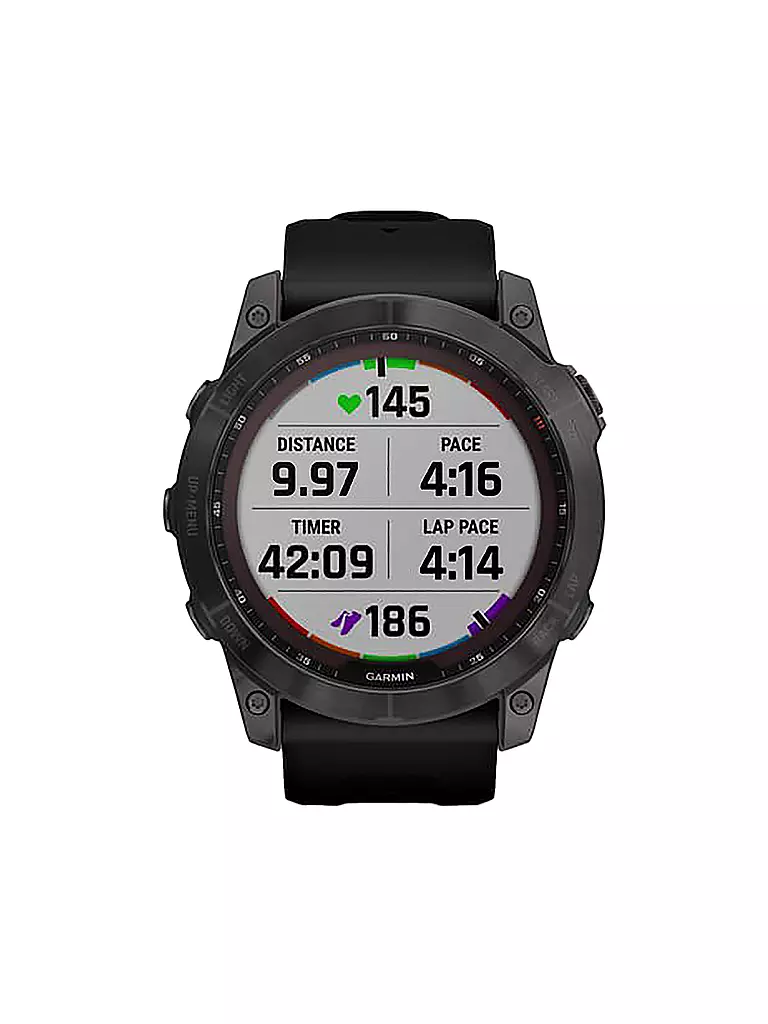 GARMIN | GPS-Sportuhr Fenix 7X Sapphire Solar | grau