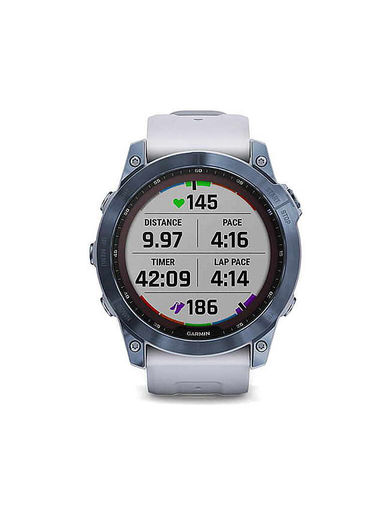 GARMIN | GPS-Sportuhr Fenix 7X Sapphire Solar | weiss