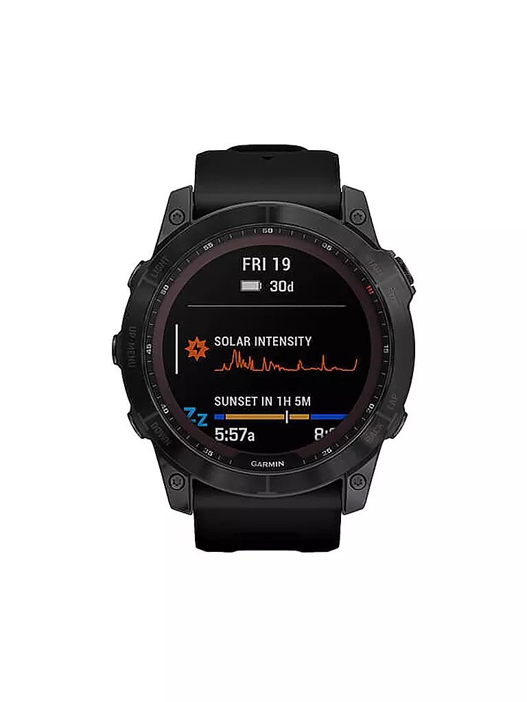 GARMIN | GPS-Sportuhr Fenix 7X Sapphire Solar | schwarz